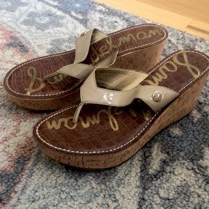 Sam Edelman Summer Wedges Sz 8